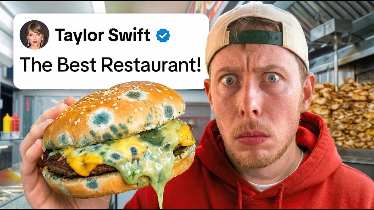 I Tested Celebrities Favourite Restaurants! — Food mealtime video